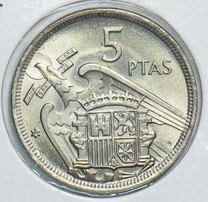 Spain 1957 5 Pesetas 241083 combine shipping