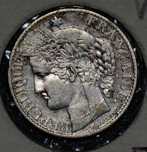 France 1873 A 50 Cents silver  190377 combine shipping