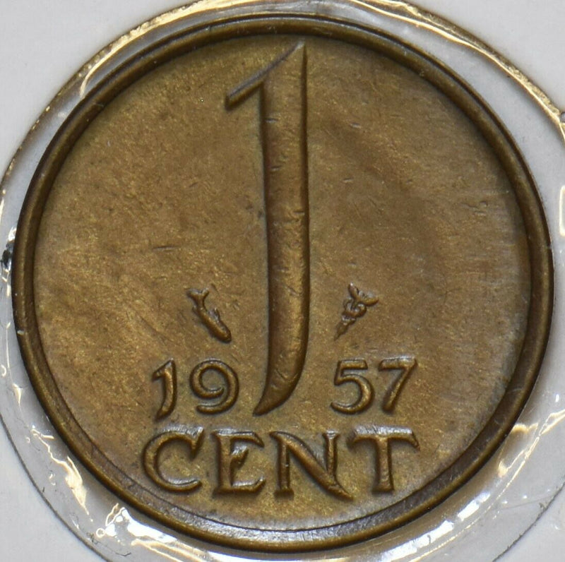 Netherlands 1957 Cent 903762 combine shipping