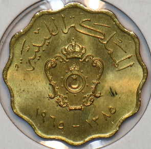 Libya 1965 AH 1385 5 Milliemes 295322 combine shipping