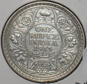 British India 1913 B Rupee 240297 combine shipping