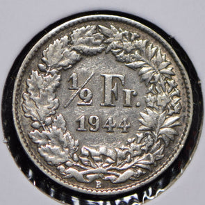 Switzerland 1944 1/2 Franc  150048 combine shipping