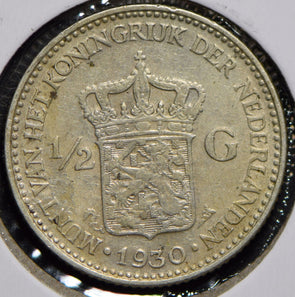 Netherlands 1930 1/2 Gulden  150208 combine shipping