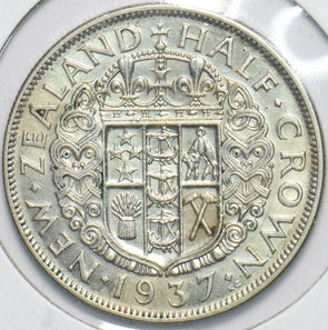 New Zealand 1937 George VI 1/2 Crown Ram animal 192201 combine shipping
