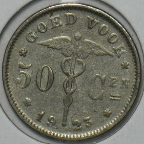 Belgium 1923 50 Centimes 151917 combine shipping
