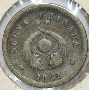 Colombia 1852 Silver Real Republic Of New Granada 293506 combine shipping