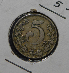 Colombia 1886 5 Centavos  290294 combine shipping