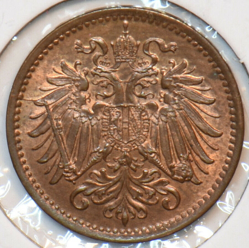 Austria 1895 Heller Eagle animal 194847 combine shipping