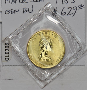 1983 Gold Canada Maple Leaf 1/4oz GEM Bu GL0308