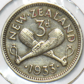 New Zealand 1933 3 Pence 151346 combine shipping