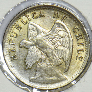 Chile 1919 10 Centavos Condor animal 291200 combine shipping
