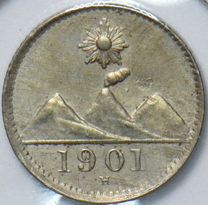 Guatemala 1901 H 1/4 Real 193232 combine shipping
