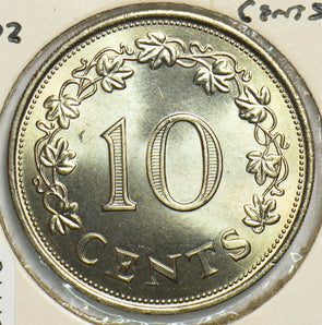 Malta 1972 10 Cents 0 197773 combine shipping
