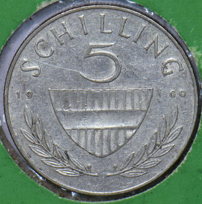 Austria 1960 5 Schilling  901879 combine shipping