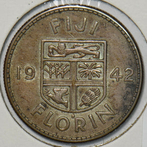 Fiji 1942 Florin 195527 combine shipping