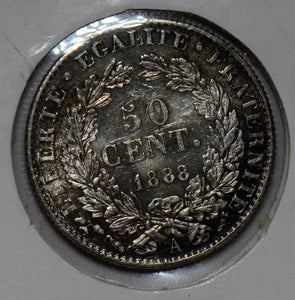 France 1888 A 50 Cents  F0089 combine shipping