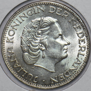 Netherlands 1960 2 1/2 Gulden 295817 combine shipping