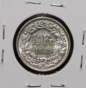 Switzerland 1963 1/2 Franc  191731 combine shipping