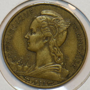 France 1955 Reunion Island 20 Francs 195571 combine shipping