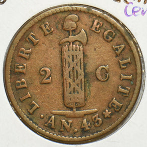 Haiti 1846 2 Centimes 197342 combine shipping
