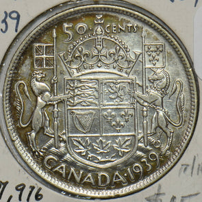 Canada 1939 50 Cents 151642 combine shipping