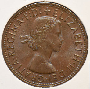 Australia 1959 Penny Kangaroo animal 240018 combine shipping