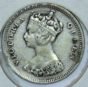 Hong Kong 1895 10 Cents  290467 combine shipping