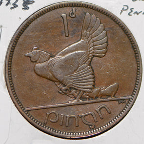 Ireland 1935 Penny Hen with chicks animal  900631 combine shipping