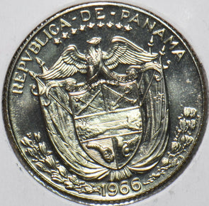 Panama 1966 1/4 Balboa Proof 296268 combine shipping