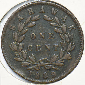 Sarawak 1889 Cent 193827 combine shipping