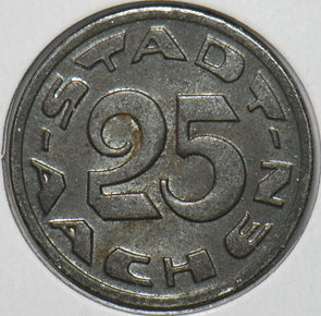 Germany 1920 25 Pfennig City of Aachen 296450 combine shipping