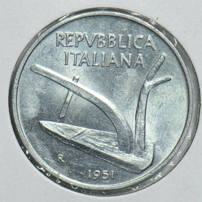 Italy 1951 10 Lire 198138 combine shipping