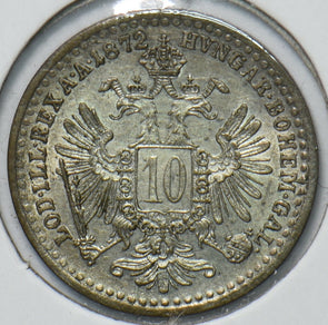 Austria 1872 10 Kreuzer Eagle animal 193462 combine shipping