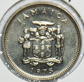 Jamaica 1975 5 Cents Crocodile animal Proof 904687 combine shipping