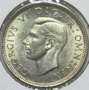 Great Britain 1941 Shilling Lion animal Georgivs VI 293401 combine shipping