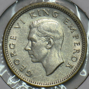 New Zealand 1937 3 Pence 196442 combine shipping