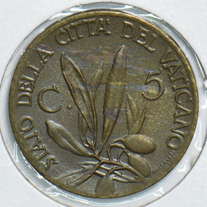 Vatican 1940 5 Centesimi UNC 241085 combine shipping