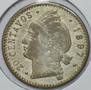 Dominican Republic 1897 20 Centavos 296210 combine shipping