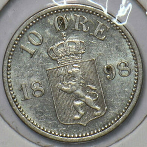 Norway 1898 10 Ore 490753 combine shipping