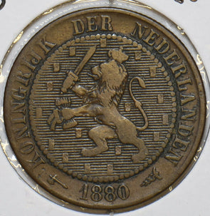 Netherlands 1880 2 1/2 Cents 152486 combine shipping
