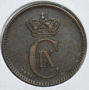 Denmark 1874 2 Ore Porpoise 198314 combine shipping