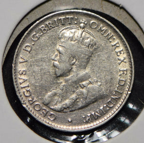 Australia 1928 3 Pence Kangaroo animal Emu  292018 combine shipping