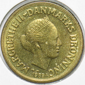 Denmark 1989 Margethe II 10 Kroner Lion animal 901947 combine shipping
