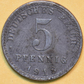 Germany 1918 5 Pfennig Eagle animal 902326 combine shipping