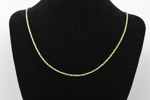 14K Gold Necklace 4.66g Length 25 1/2'' RG0216