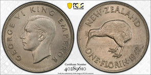 New Zealand 1942 Florin Kiwi bird animal PCGS UNC PC1119 combine shipping