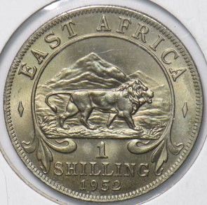 East Africa 1952 Shilling Lion animal 293965 combine shipping