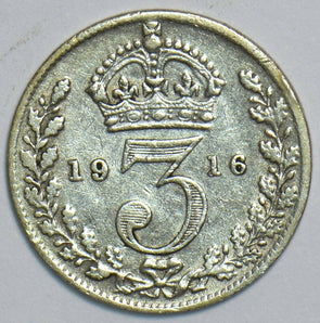 Great Britain 1916 3 Pence/Threepence 153165 combine shipping