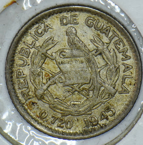 Guatemala 1945 5 Centavos Bird Quetzal animal  290422 combine shipping