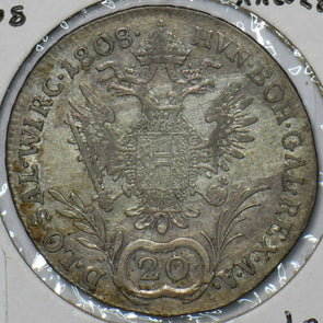 Austria 1808 A 20 Kreuzer Eagle animal 490976 combine shipping